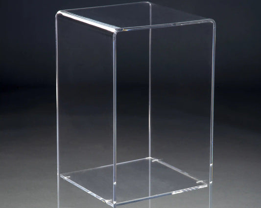 Hoher Acrylglas Tisch mit Zwischeblage