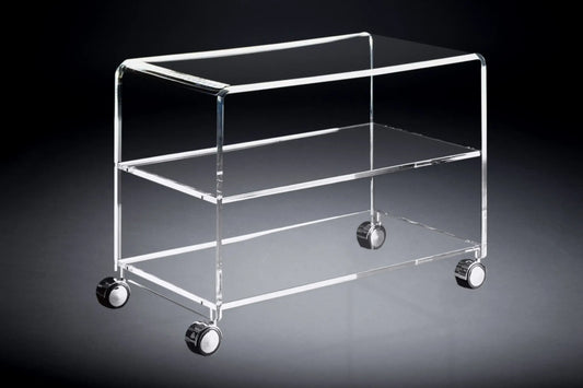 Rollwagen aus Acrylglas