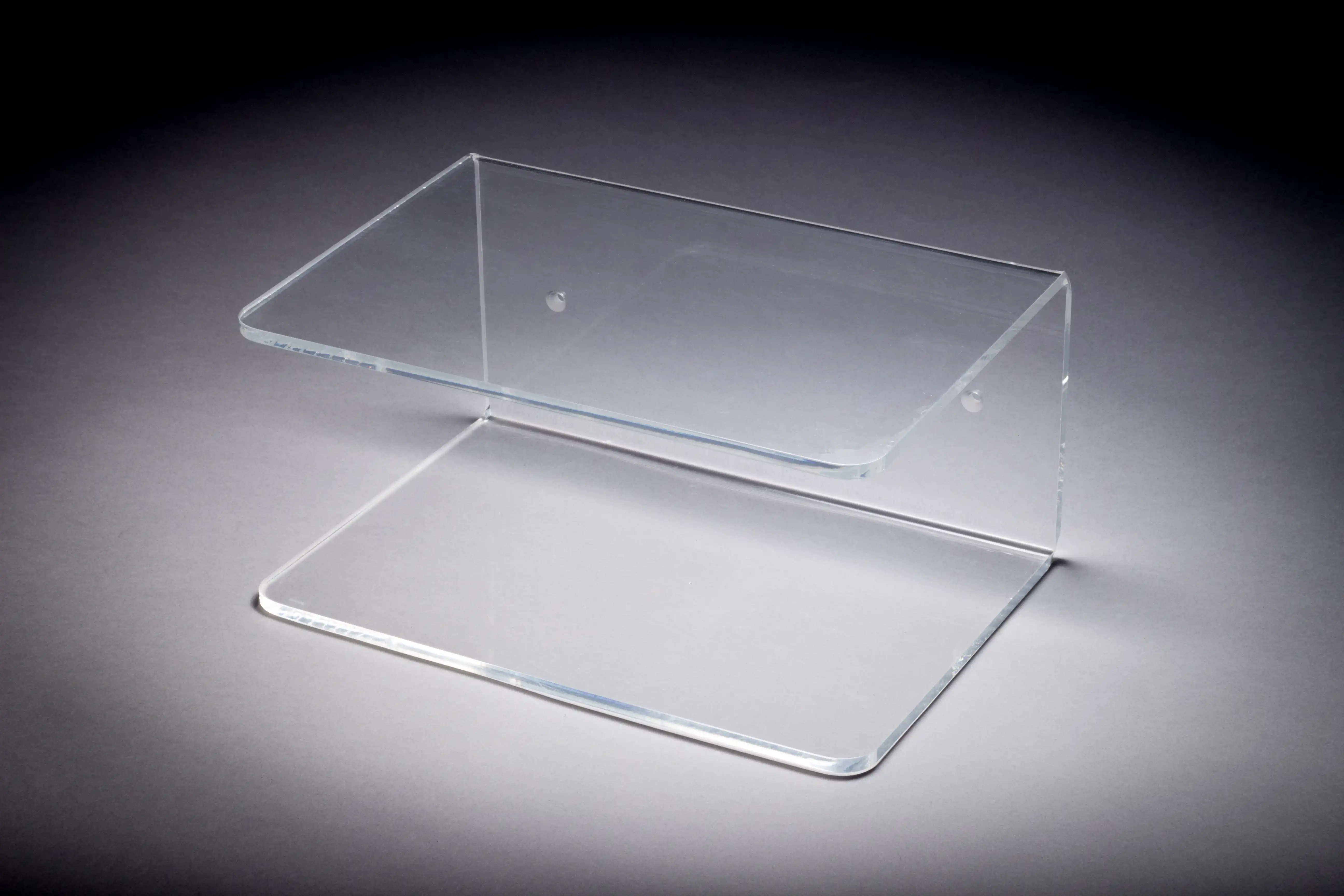 Tabletts aus Plexiglas/Acryl als Ablagefläche für Armlehnen, Hocker etc.